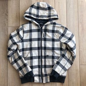 Carhartt For Women Hooded Woolen Plaid Jacket